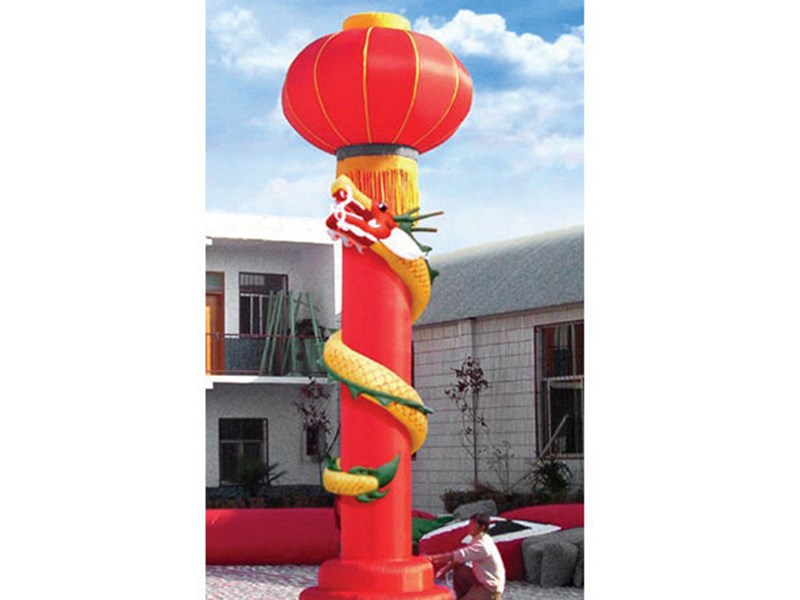 长坡镇充气灯笼柱